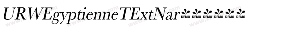 URWEgyptienneTExtNar字体转换