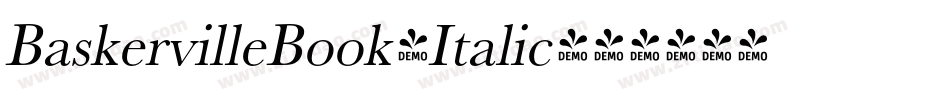 BaskervilleBook-Italic字体转换