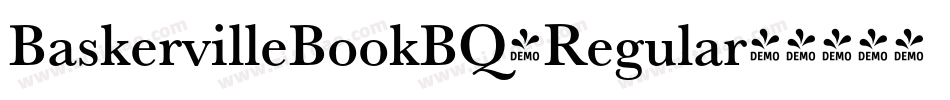BaskervilleBookBQ-Regular字体转换