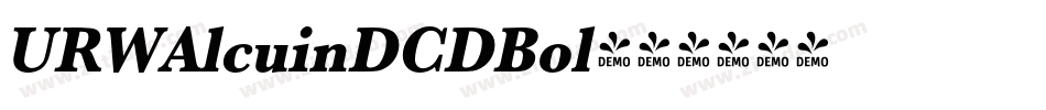 URWAlcuinDCDBol字体转换