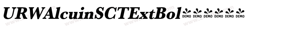 URWAlcuinSCTExtBol字体转换