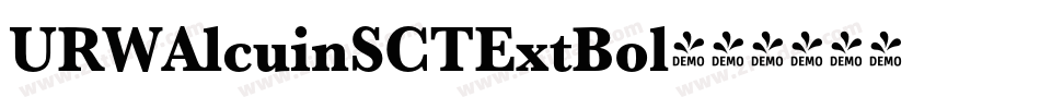 URWAlcuinSCTExtBol字体转换