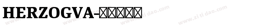 HERZOGVA字体转换