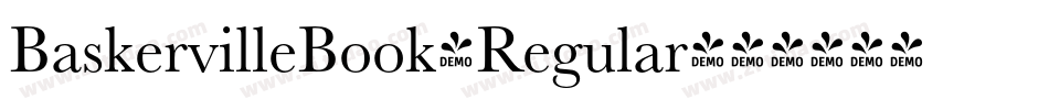 BaskervilleBook-Regular字体转换