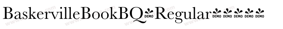 BaskervilleBookBQ-Regular字体转换