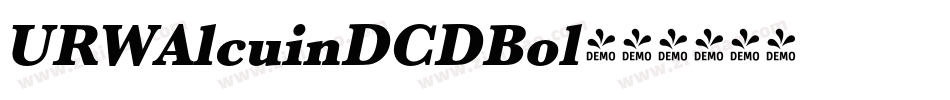 URWAlcuinDCDBol字体转换