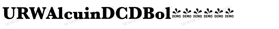 URWAlcuinDCDBol字体转换