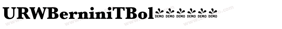 URWBerniniTBol字体转换