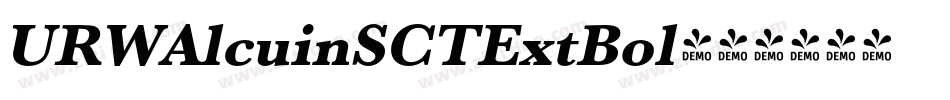 URWAlcuinSCTExtBol字体转换