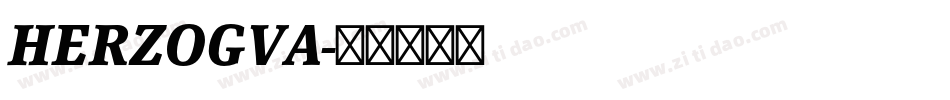 HERZOGVA字体转换