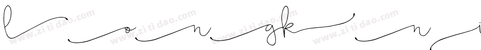 LongKniveDemoRegular字体转换