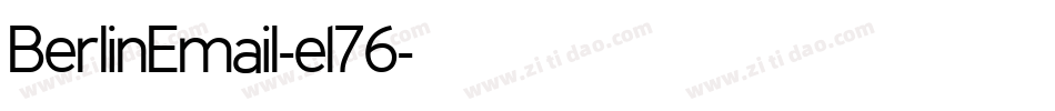 BerlinEmail-e176字体转换