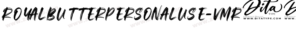 RoyalButterPersonalUse-vmR99字体转换