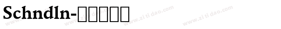 Schndln字体转换