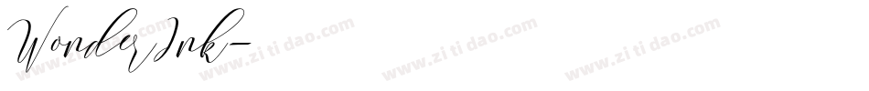 WonderInk字体转换