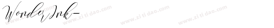 WonderInk字体转换