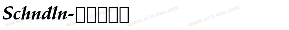 Schndln字体转换