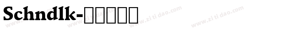 Schndlk字体转换