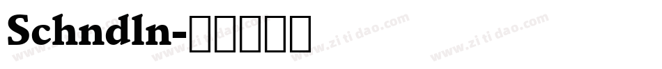 Schndln字体转换