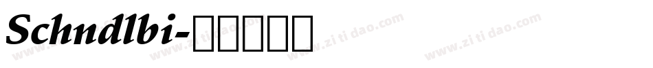 Schndlbi字体转换