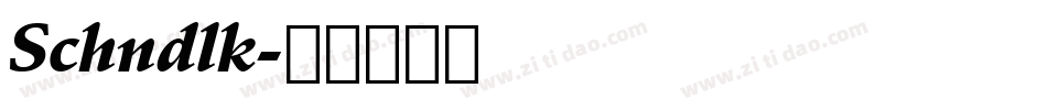 Schndlk字体转换