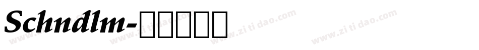 Schndlm字体转换