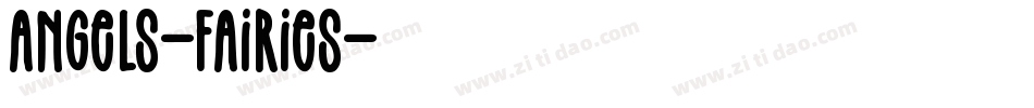 Angels-Fairies字体转换