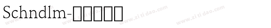 Schndlm字体转换
