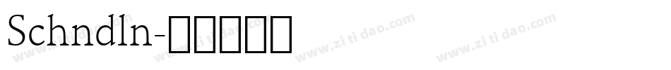 Schndln字体转换