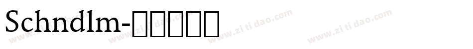 Schndlm字体转换