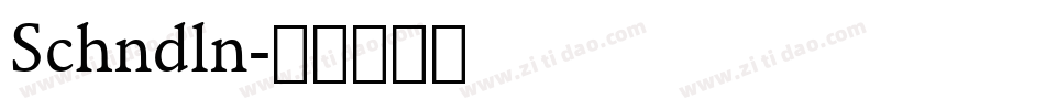 Schndln字体转换