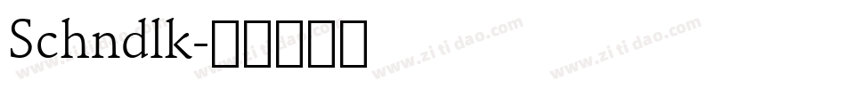 Schndlk字体转换
