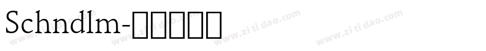 Schndlm字体转换