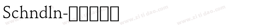 Schndln字体转换