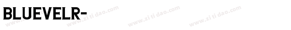 BLUEVELR字体转换