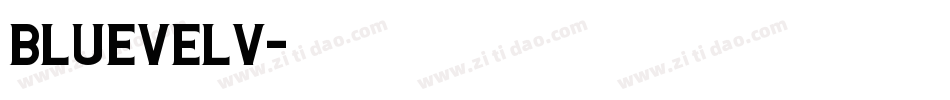 BLUEVELV字体转换