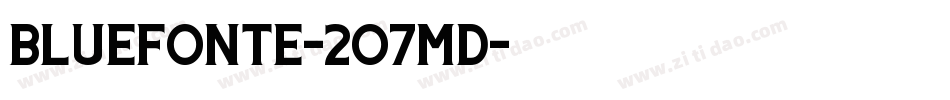 BlueFonte-2O7Md字体转换