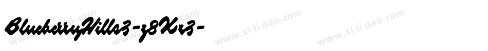 BlueberryHills3-z8Xx3字体转换