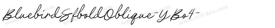 BluebirdSfboldOblique-YBo4字体转换