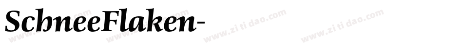SchneeFlaken字体转换
