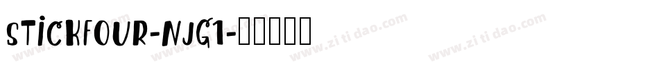 StickFour-nJg1字体转换