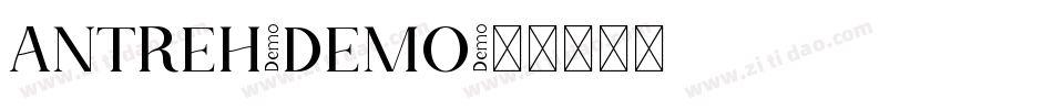 ANTREH-DEMO字体转换