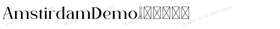 AmstirdamDemo字体转换
