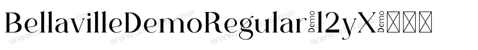 BellavilleDemoRegular-l2yX字体转换 BellavilleDemoRegular-l2yX字体转换
