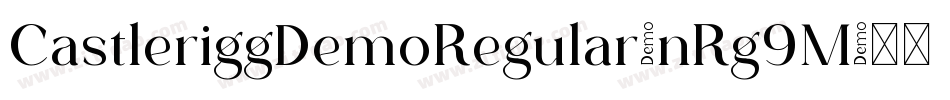 CastleriggDemoRegular-nRg9M字体转换