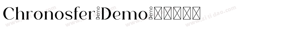 Chronosfer-Demo字体转换