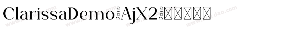 ClarissaDemo-AjX2字体转换