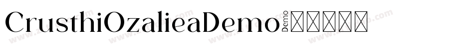 CrusthiOzalieaDemo字体转换