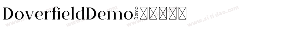 DoverfieldDemo字体转换