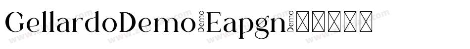 GellardoDemo-Eapgn字体转换